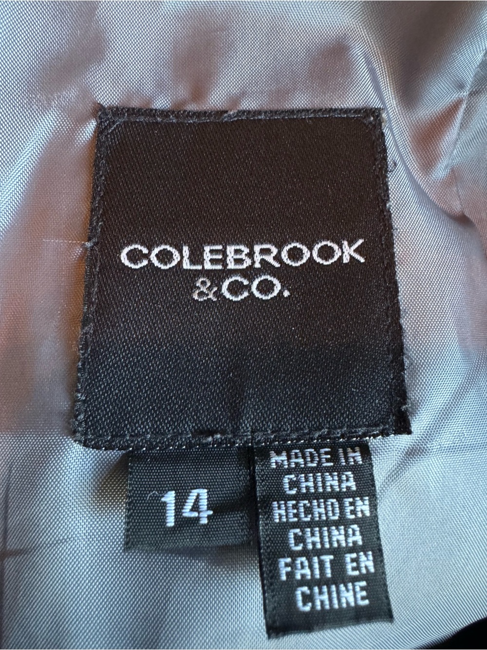 Colebrook & Co. Leather Snake Print Straight Leg Pants - Neutral Tones Sz 14 - Picture 7 of 8